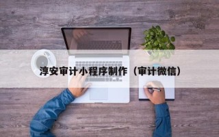 湘潭淳安审计小程序制作（审计微信）